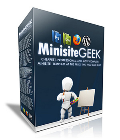 Product picture Minisite Geek - WP Templates and Sales Letters (mrr)