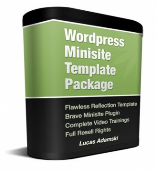 Product picture Wordpress Mini site Template Package (PLR)