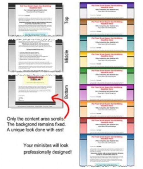 Product picture 12 Mini Site Templates