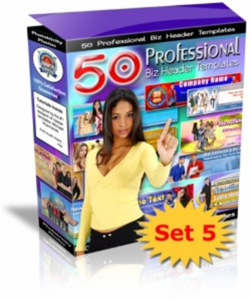 Product picture 50 Professional Business Header Templates 5 (plr)