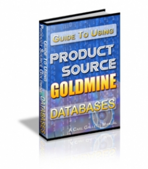 Product picture 18 Product Source Goldmine Databases (mrr)